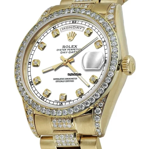Defect Replica Rolex Day-date 36 18038 Automatic Movement Mens/unisex Watch - Image 5