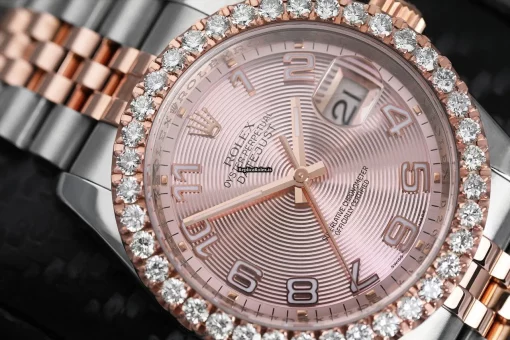 Fine Clone Rolex Datejust 116201 Automatic Movement 36mm Gold/steel Case Mens/unisex Watch