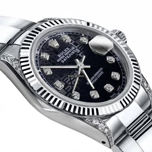 Amazing Fake Rolex Lady-datejust 68274 Automatic Movement 31mm Steel Case Womens Watch - Image 2