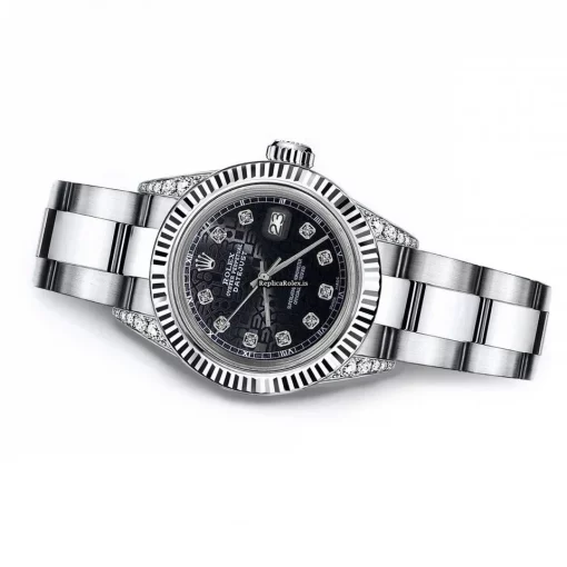 Amazing Fake Rolex Lady-datejust 68274 Automatic Movement 31mm Steel Case Womens Watch - Image 3