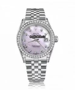 High-end Replica Rolex Oyster Perpetual Lady Date 69160 Automatic Movement 26mm Steel Case Womens Watch