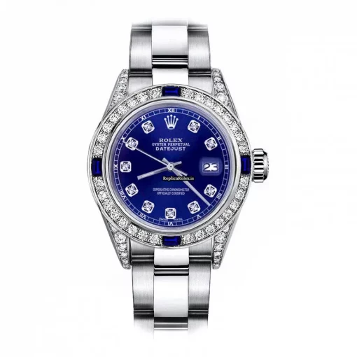 Trustworthy Imitation Rolex Oyster Perpetual Lady Date 69160 Automatic Movement 26mm Steel Case Womens Watch