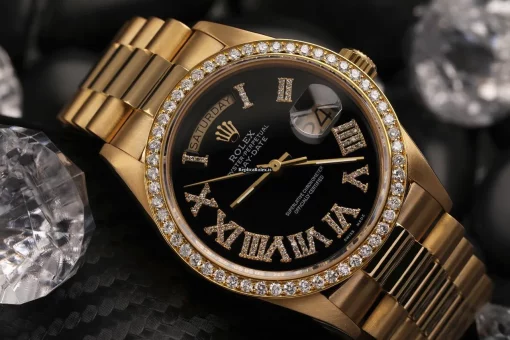 Exquisite Fake Rolex Day-date 36 18038 Automatic Movement Mens/unisex Watch - Image 3