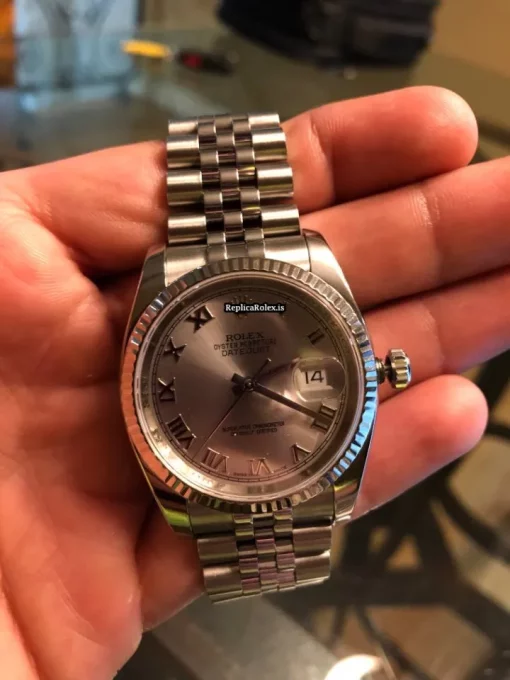 Aaa Replica Rolex Datejust 116234 Caliber 3135 Automatic Movement 36mm Steel Case Mens/unisex Watch - Image 10