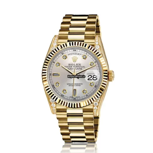 Stylish Fakes Rolex Day-date 36 18038 Automatic Movement Mens/unisex Watch - Image 2