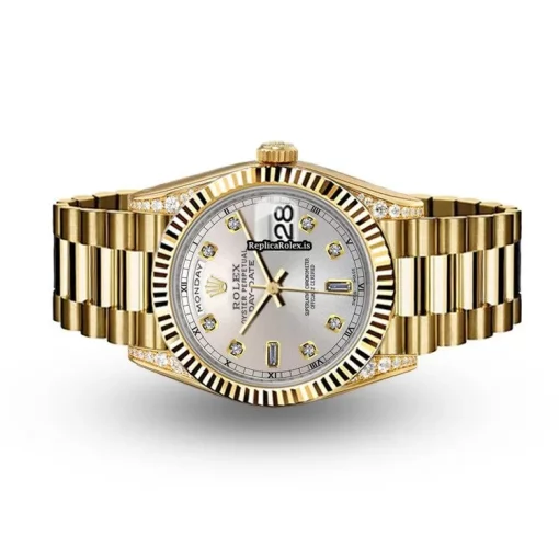 Stylish Fakes Rolex Day-date 36 18038 Automatic Movement Mens/unisex Watch - Image 5