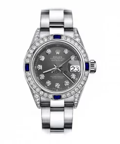 Fabulous Replica Rolex Oyster Perpetual Lady Date 69160 Automatic Movement 26mm Steel Case Womens Watch