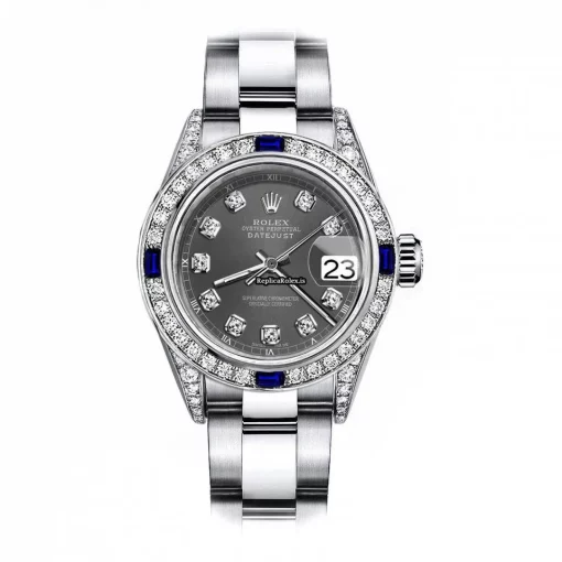 Fabulous Replica Rolex Oyster Perpetual Lady Date 69160 Automatic Movement 26mm Steel Case Womens Watch
