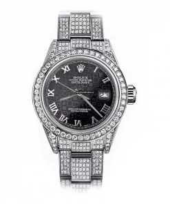 High-end Replica Rolex Oyster Perpetual Lady Date 69160 Automatic Movement 26mm Steel Case Womens Watch