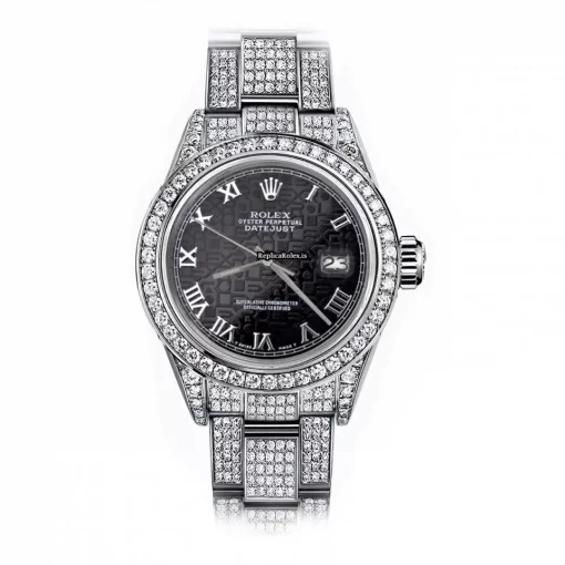 High-end Replica Rolex Oyster Perpetual Lady Date 69160 Automatic Movement 26mm Steel Case Womens Watch