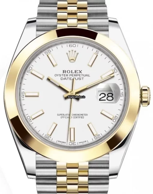 Fantastic Replica Rolex Datejust 126303 Caliber 3235 Automatic Movement 41mm Gold/steel Case Mens/unisex Watch