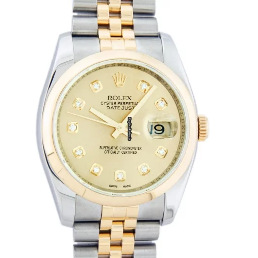Inexpensive Replica Rolex Datejust 116233 Caliber 3135 Automatic Movement 36mm Gold/steel Case Mens/unisex Watch