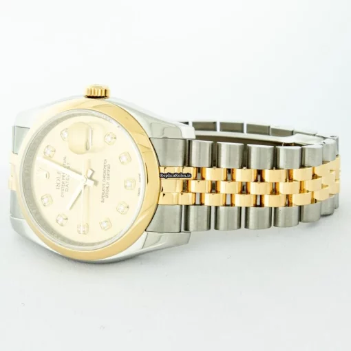 Inexpensive Replica Rolex Datejust 116233 Caliber 3135 Automatic Movement 36mm Gold/steel Case Mens/unisex Watch - Image 4