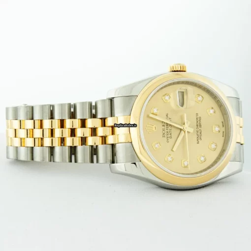 Inexpensive Replica Rolex Datejust 116233 Caliber 3135 Automatic Movement 36mm Gold/steel Case Mens/unisex Watch - Image 5