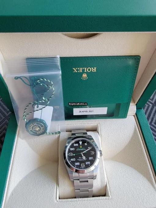 Aaa Replica Rolex Air King 116900 Caliber 3131 Automatic Movement 40mm Steel Case Mens/unisex Watch - Image 3