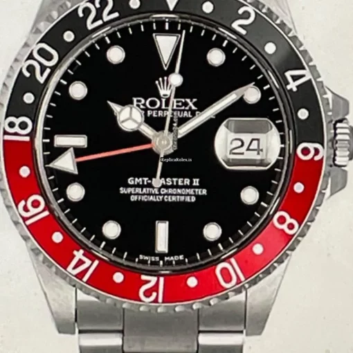 Trustworthy Replica Rolex Gmt-master II 16710 Caliber 3185 Automatic Movement 40mm Steel Case Mens/unisex Watch - Image 10