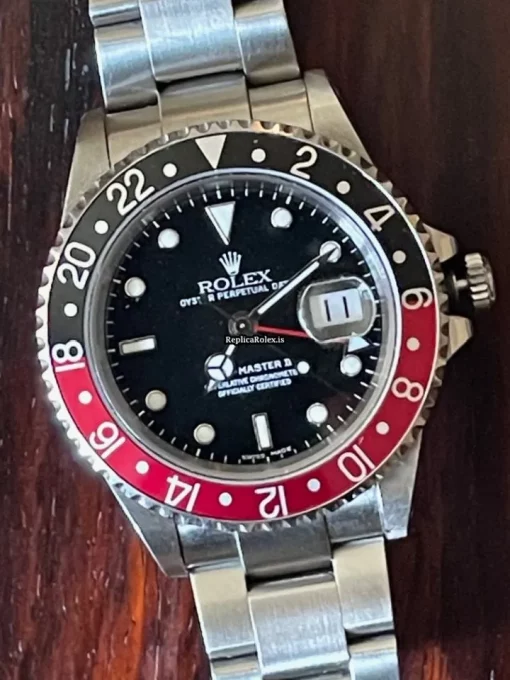 Trustworthy Replica Rolex Gmt-master II 16710 Caliber 3185 Automatic Movement 40mm Steel Case Mens/unisex Watch - Image 11