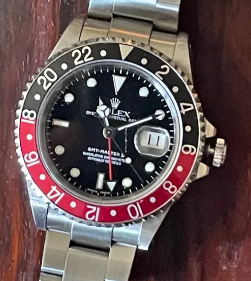Trustworthy Replica Rolex Gmt-master II 16710 Caliber 3185 Automatic Movement 40mm Steel Case Mens/unisex Watch - Image 12