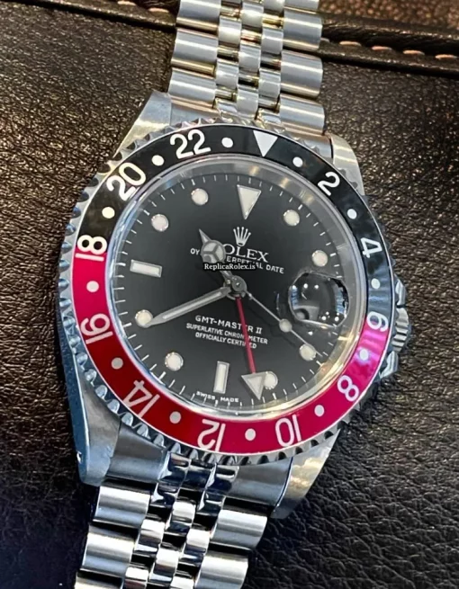 Trustworthy Replica Rolex Gmt-master II 16710 Caliber 3185 Automatic Movement 40mm Steel Case Mens/unisex Watch - Image 2
