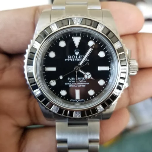 Stylish Replica Rolex Submariner (no Date) 114060 Caliber 3130 Automatic Movement 40mm Steel Case Mens/unisex Watch - Image 8