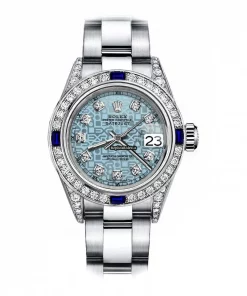 Wonderful Replicas Rolex Oyster Perpetual Lady Date 69160 Automatic Movement 26mm Steel Case Womens Watch
