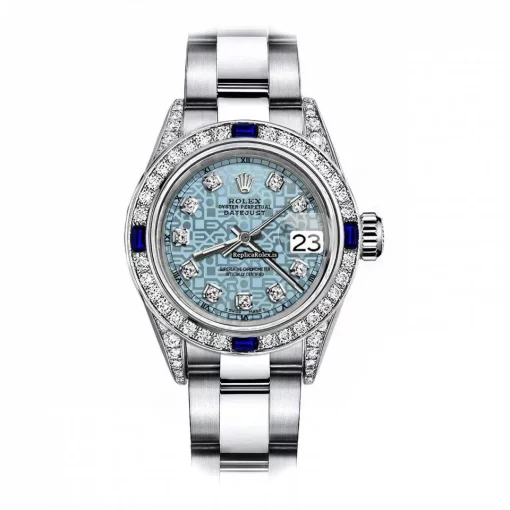 Wonderful Replicas Rolex Oyster Perpetual Lady Date 69160 Automatic Movement 26mm Steel Case Womens Watch