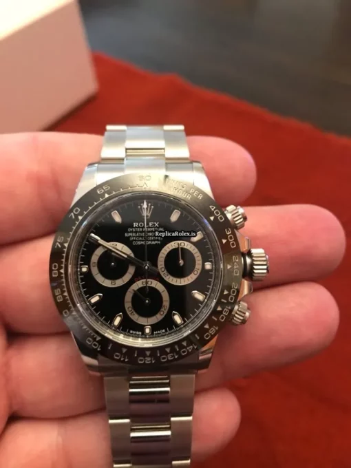 Excellent Fake Rolex Daytona 116500ln Caliber 4130 Automatic Movement 40mm Steel Case Mens/unisex Watch - Image 8