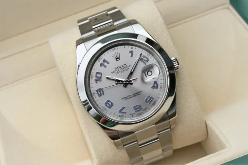 Beautiful Replica Rolex Datejust II 116300 Caliber 3136 Automatic Movement 41mm Steel Case Mens/unisex Watch - Image 4