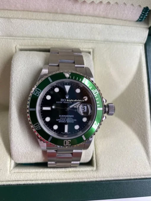 Best Replica Rolex Submariner Date 16610lv Caliber 3135 Automatic Movement 40mm Steel Case Mens/unisex Watch - Image 8