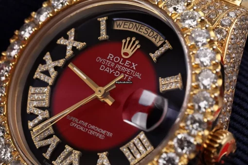 Superb Fake Rolex Day-date 36 18038 Automatic Movement 36mm Yellow Gold Case Mens/unisex Watch