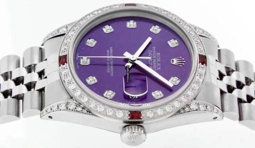 Epic Replica Rolex Datejust Caliber 3035 Automatic Movement 36mm Steel Case Mens/unisex Watch - Image 10