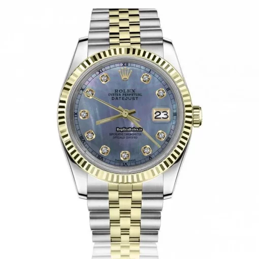 Superior Replica Rolex Datejust 16013 Automatic Movement 36mm Gold/steel Case Mens/unisex Watch