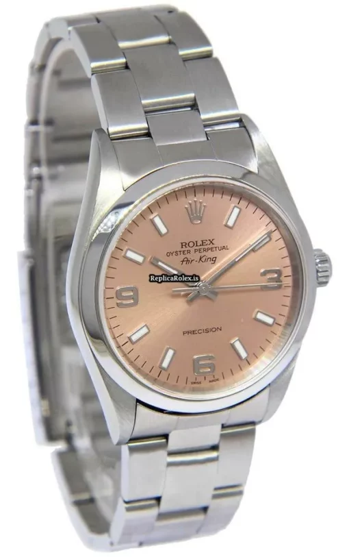Amazing Replica Rolex Air King Precision 14000 Automatic Movement 34mm Steel Case Watch - Image 3