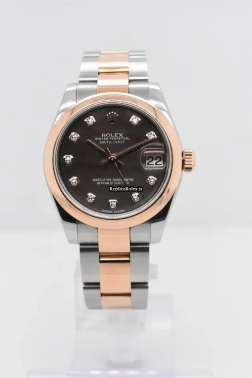 Fantastic Replica Rolex Lady-datejust 178241 Caliber 2235 Automatic Movement 31mm Gold/steel Case Womens Watch