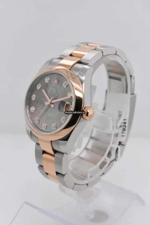 Fantastic Replica Rolex Lady-datejust 178241 Caliber 2235 Automatic Movement 31mm Gold/steel Case Womens Watch - Image 2