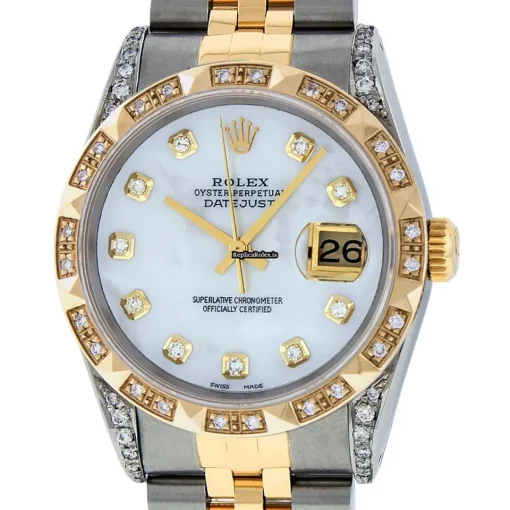 Excellent Replicas Rolex Datejust 16013 Caliber 3035 Automatic Movement 36mm Gold/steel Case Mens/unisex Watch