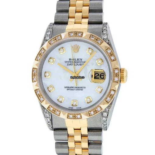 Excellent Replicas Rolex Datejust 16013 Caliber 3035 Automatic Movement 36mm Gold/steel Case Mens/unisex Watch - Image 2