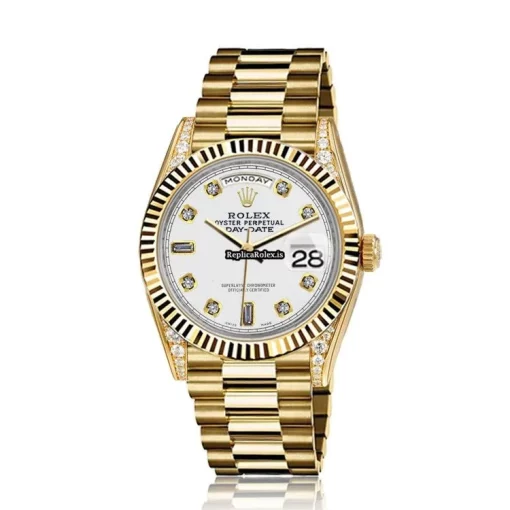 Excellent Fake Rolex Day-date 36 18038 Automatic Movement Mens/unisex Watch - Image 2