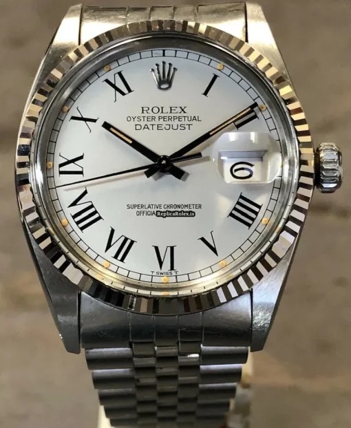 Amazing Replica Rolex Datejust 16014 Automatic Movement 36mm Steel Case Watch - Image 2