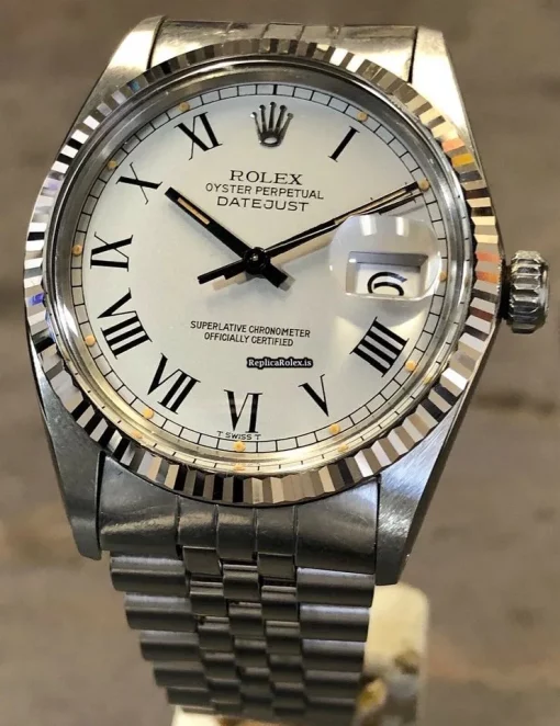 Amazing Replica Rolex Datejust 16014 Automatic Movement 36mm Steel Case Watch - Image 3