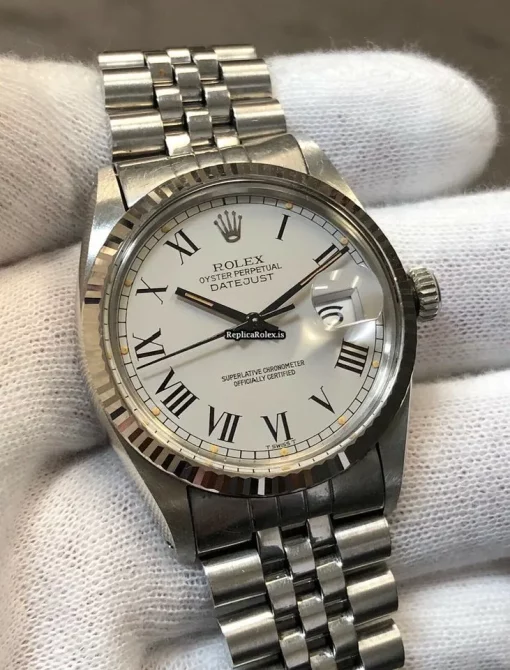 Amazing Replica Rolex Datejust 16014 Automatic Movement 36mm Steel Case Watch - Image 5
