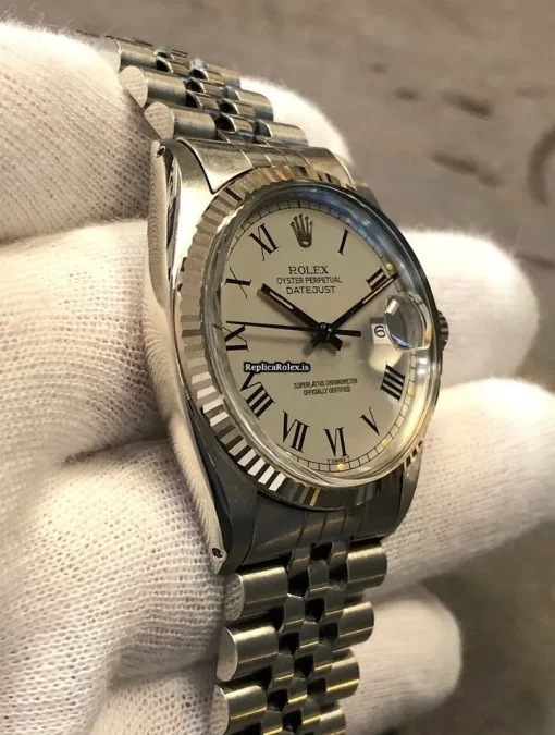 Amazing Replica Rolex Datejust 16014 Automatic Movement 36mm Steel Case Watch - Image 6