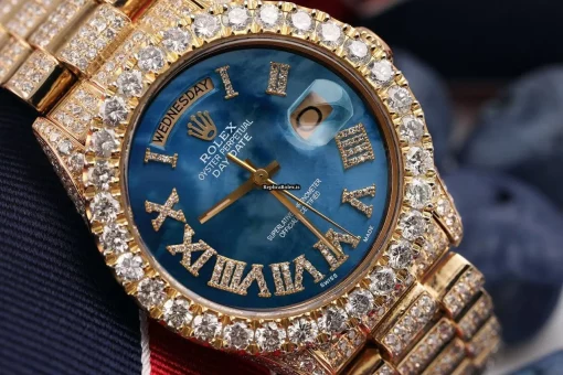 Unique Replica Rolex Day-date 36 18038 Automatic Movement 36mm Yellow Gold Case Mens/unisex Watch - Image 4