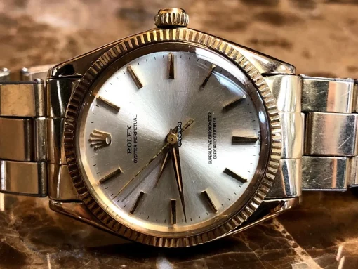 Popular Replica Rolex Oyster Perpetual 34 1005 Caliber 1570 Automatic Movement 34mm Yellow Gold Case Mens/unisex Watch