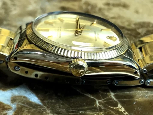 Popular Replica Rolex Oyster Perpetual 34 1005 Caliber 1570 Automatic Movement 34mm Yellow Gold Case Mens/unisex Watch - Image 7