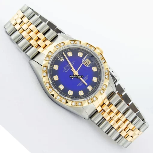 Best Copies Rolex Datejust 16013 Caliber 3035 Automatic Movement 36mm Gold/steel Case Mens/unisex Watch - Image 3