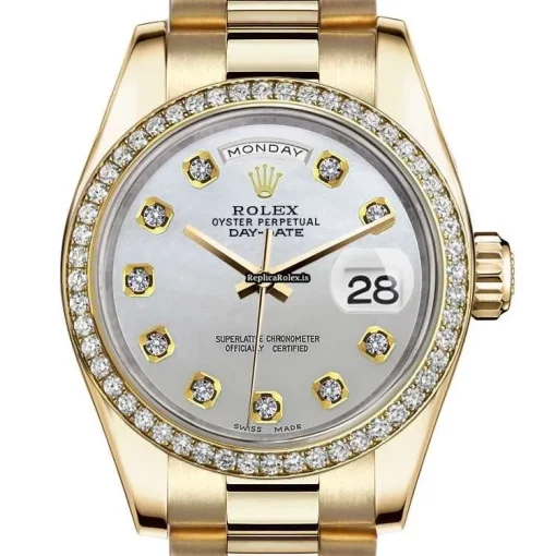Superb Clone Rolex Day-date 36 18038 Automatic Movement Mens/unisex Watch