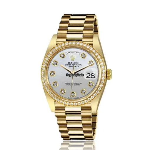 Superb Clone Rolex Day-date 36 18038 Automatic Movement Mens/unisex Watch - Image 2