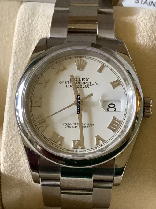 Suitable Fakes Rolex Datejust 126200-0008 Automatic Movement 36mm Steel Case Mens/unisex Watch
