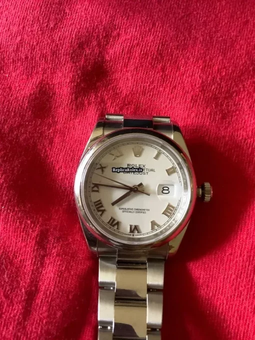 Suitable Fakes Rolex Datejust 126200-0008 Automatic Movement 36mm Steel Case Mens/unisex Watch - Image 11